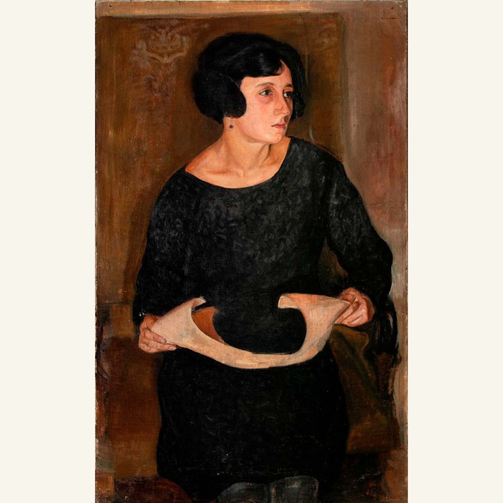 Signora con Pergamena