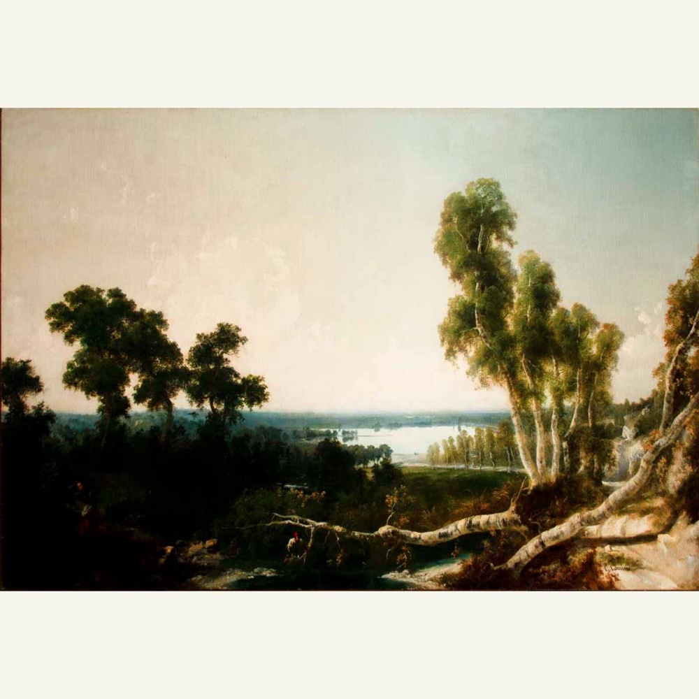 Paesaggio con Lago di Candia - Giuseppe Camino